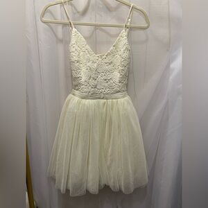 Love Culture Open Back Tulle Dress